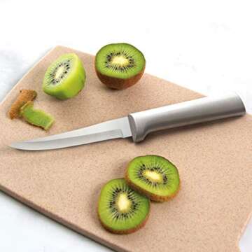 Rada Cutlery Super Parer Paring Knife – Stainless Steel Blade With Silver Aluminum Handle, 8-3/8 Inches