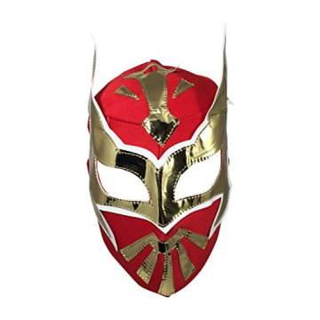 Del Mex Lycra Lucha Libre Adult Luchador Mexican Wrestling Mask Costume (Sin Cara Red)