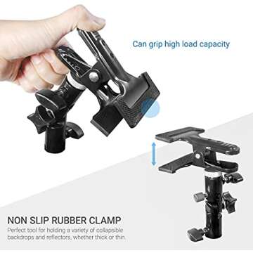 LimoStudio Heavy Duty Metal Clamp Clip - Secure & Versatile