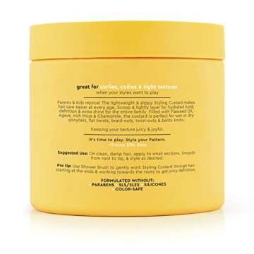 PATTERN Beauty Styling Custard for 3a-4c Hair, 15 Fl Oz