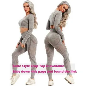 Seamless High Waisted Yoga Leggings for Women