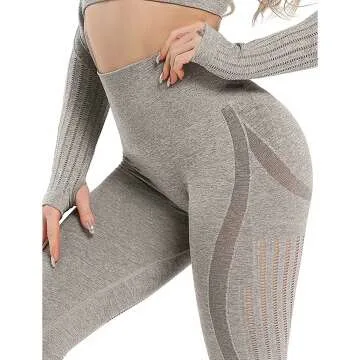 Seamless High Waisted Yoga Leggings for Women