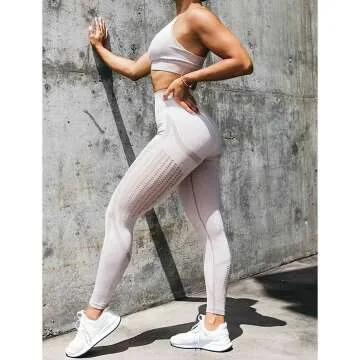 Seamless High Waisted Yoga Leggings for Women