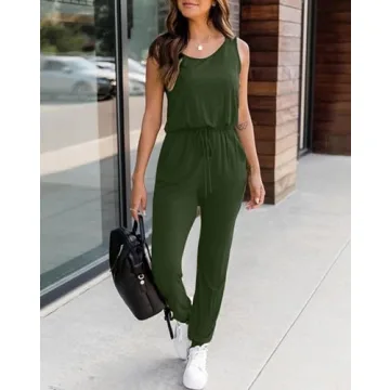 KIRUNDO Casual Summer Jumpsuit with Pockets