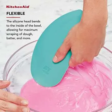 KitchenAid Bowl Scraper Set - Perfect for Home Baking!