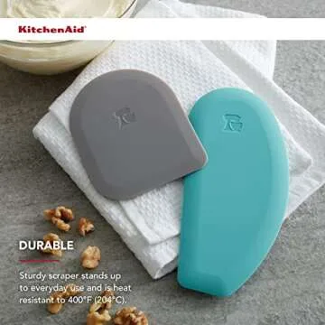 KitchenAid Bowl Scraper Set - Perfect for Home Baking!
