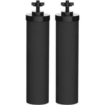 Nispira Premium Water Filter Black Element Cartridge Compatible with Berkey Countertop Water Purific...