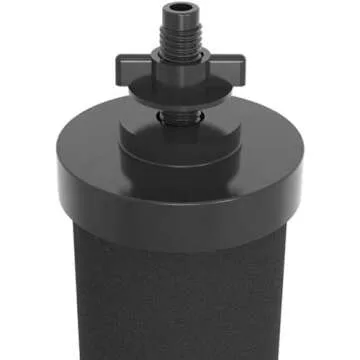 Nispira Premium Water Filter Black Element Cartridge Compatible with Berkey Countertop Water Purification System. Compared to Part BB9. 2 Filters