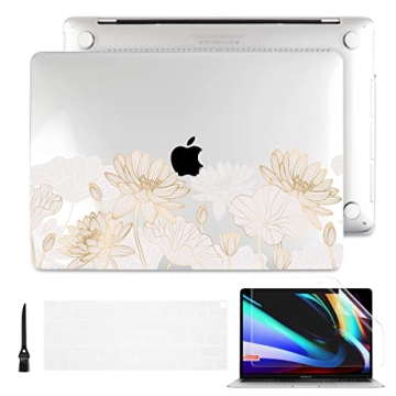 Batianda Design Case for M1 MacBook Air 13 Inch Model A2337 A2179 A1932 2021 2020 2019 Release,3D Pa...