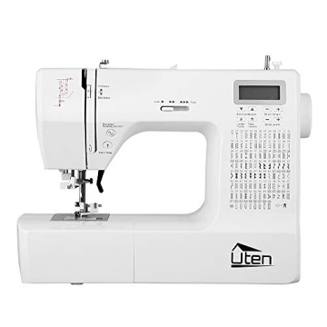 Sewing Machines, Portable Embroidery Machine with 200 Built-in Stitches and 8 Buttonhole Patterns, P...
