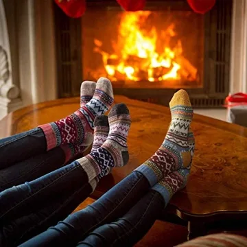 Warm Women's Wool Socks - Ideal Winter Gift for All