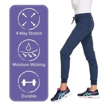 HeartSoul Women's Medical Scrub Joggers - Comfort & Style