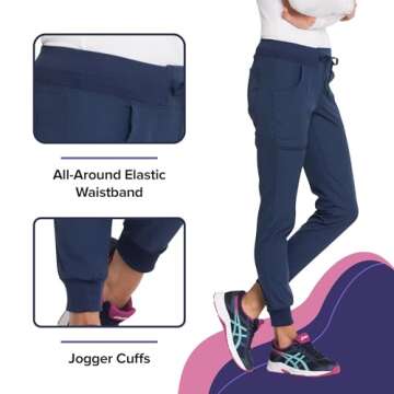 HeartSoul Women's Medical Scrub Joggers - Comfort & Style