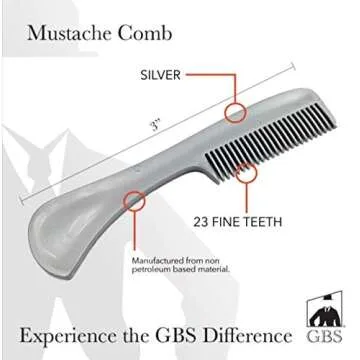 G.B.S Men & Women Facial Comb Set, 3 Colors, Premium Quality