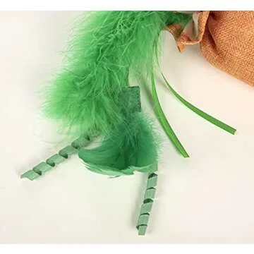 SmartyKat Kolossal Karrot Crinkle Kicker Cat Toy