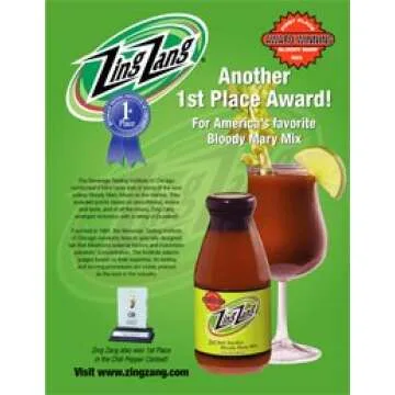 Zing Zang Award Winning Bloody Mary Mix - (2 Pack of 32 Fl. Oz. Bottles)