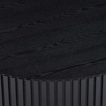 Buy JUSTONE 31.49" Black Round Coffee Table Online