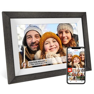Frameo 10.1 inch Digital Picture Frame WiFi Smart Photo Frame with Touch Screen