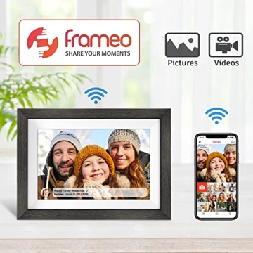Frameo 10.1" Digital Picture Frame - Easy Setup & Share Memories
