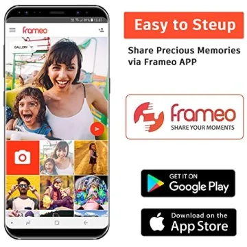 Frameo 10.1" Digital Picture Frame - Easy Setup & Share Memories