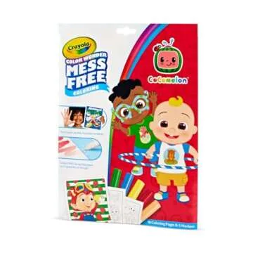 Crayola Cocomelon Color Wonder Coloring Set, Cocomelon Coloring Pages, Mess Free Coloring for Toddlers, Travel Activity, Gift for Kids