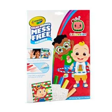 Crayola Cocomelon Color Wonder Coloring Set, Cocomelon Coloring Pages, Mess Free Coloring for Toddlers, Travel Activity, Gift for Kids