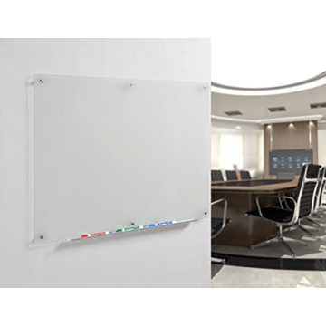 Audio-Visual Direct Frosted Glass Dry-Erase Board Set