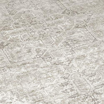 ReaLife Washable Area Rug Runner - Boho Farmhouse Style