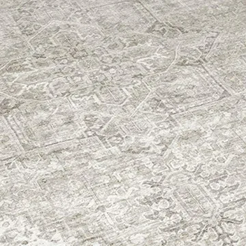 ReaLife Washable Area Rug Runner - Boho Farmhouse Style