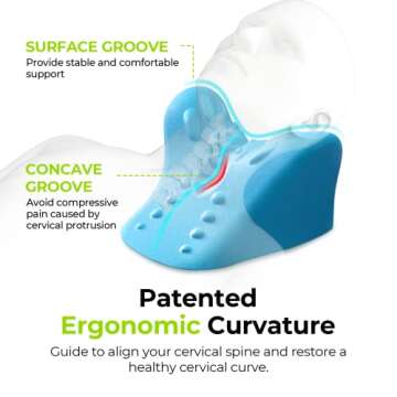 AUVON Neck Stretcher for Pain Relief and Alignment