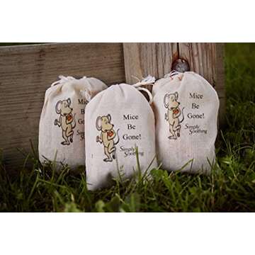 Simply Soothing - Mice Be Gone - Natural Mouse Repellent (4 Pack)