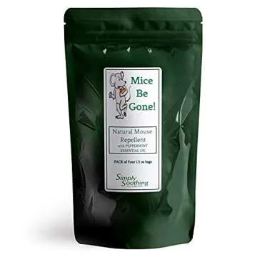 Simply Soothing - Mice Be Gone - Natural Mouse Repellent (4 Pack)