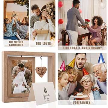 2023 Heart-Shaped Rotating Picture Frame for Couples