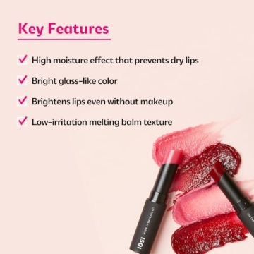 ISOI Bulgarian Rose Lip Treatment Balm for Hydration and Color