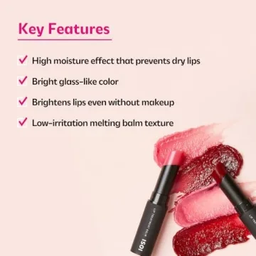 ISOI Bulgarian Rose Lip Treatment Balm for Hydration and Color