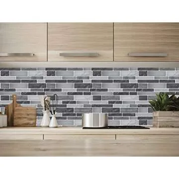 Art3d Self-Adhesive Tile Backsplash for Kitchen Upgrade