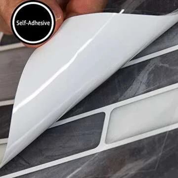 Art3d Self-Adhesive Tile Backsplash for Kitchen Upgrade
