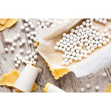 Mrs. Anderson’s Baking Ceramic Pie Crust Weights, Natural Ceramic Stoneware