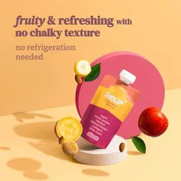 Reup Collagen Protein Smoothie - 12g Protein, 10g Collagen, Dairy Free, Ready to Drink - High Protein Snacks for Adults, Dairy Free Protein Shakes, Protein Pouches Adult, Smoothie Pouches - 8 Count