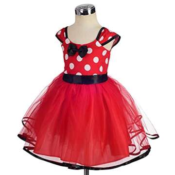 Dressy Daisy Little Girl Polka Dots Fancy Dress Costume