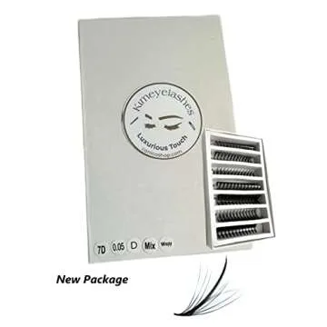 1000 Wispy Premade fans 0.05 0.07 Mixed Lengths 10-16mm 5D 7D Lashes Volume loose Fans C D Curl Handmade Fan eyelash extensions Kimeyelashes promade fan (7D - 0.05 - Curl C)