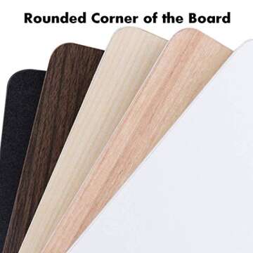 WUDENHOM White Floating Shelves Wall Mounted 3 Sets, Modern Wood Storage Shelves Matte Finish Hanging Shelves Cosmetics Candles Display Shelf | Bathroom, Bedroom, Office, Dorm Décor