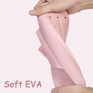 Menore Cloud Slides for Kids Shower Beach Slippers Boys Girls Bathroom Thick Sole Pillow Slippers Summer Non-Slip Pool Sandals?,10-10.5Little Kid?