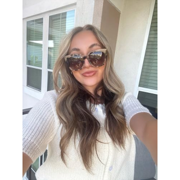 DIFF Bella II Oversized Square Sunglasses with UV400 Protection