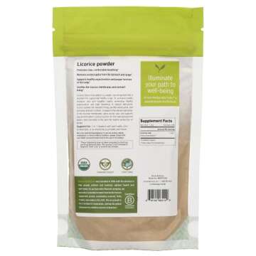 Banyan Botanicals Licorice Root Powder - Organic Ayurvedic Herb for Lungs, Skin & Stomach Support