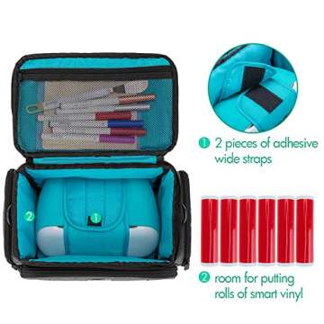 LUXJA Carrying Bag Compatible with Cricut Joy, Carrying Case Compatible with Cricut Joy and Tool Set...