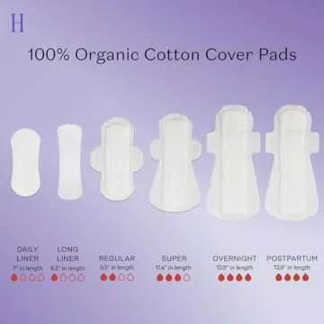 Organic Cotton Non-Herbal Panty Liners for Women - 30 ct