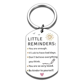 Inspirational Keychain - Perfect Gift for Teen Girls and College Students