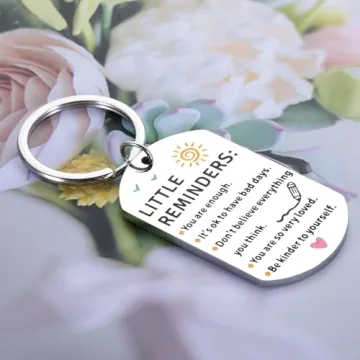 Cute Inspirational Keychain for Teens and College Girls