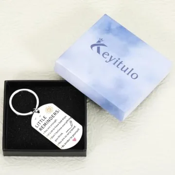 Cute Inspirational Keychain for Teens and College Girls